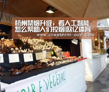 杭州禁烟升级,看人工智能怎么帮助人们控烟|欧亿体育团队(图2) 欧亿体育公司