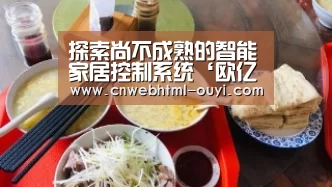 探索尚不成熟的智能家居控制系统‘欧亿体育公司’(图1) 欧亿体育公司